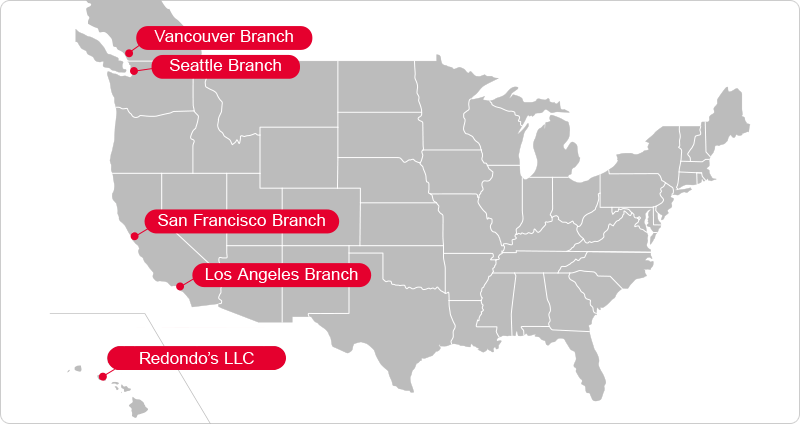 Seattle Branch San Francisco Branch Los Angeles Branch Miami Branch